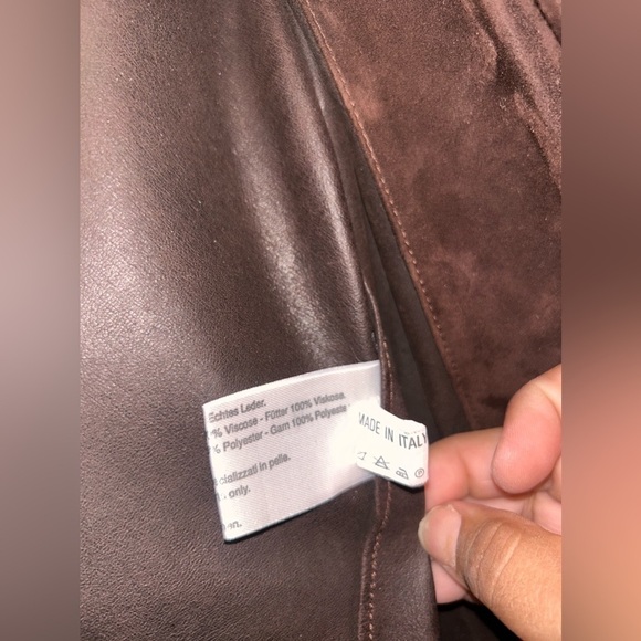 Used Vintage Men’s Leather Size M/L - Picture 9 of 11